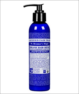 dr bronners peppermint leave in conditioner haircare review