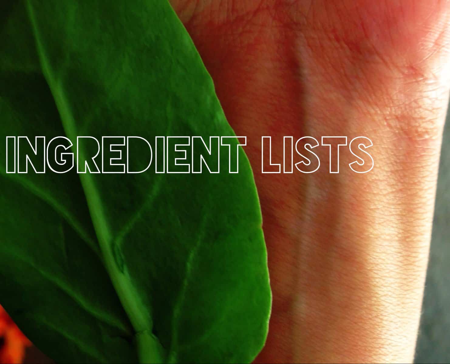 Analyze Beauty Product Ingredient Lists