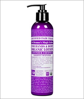 dr bronners skincare lavender coconut lotion