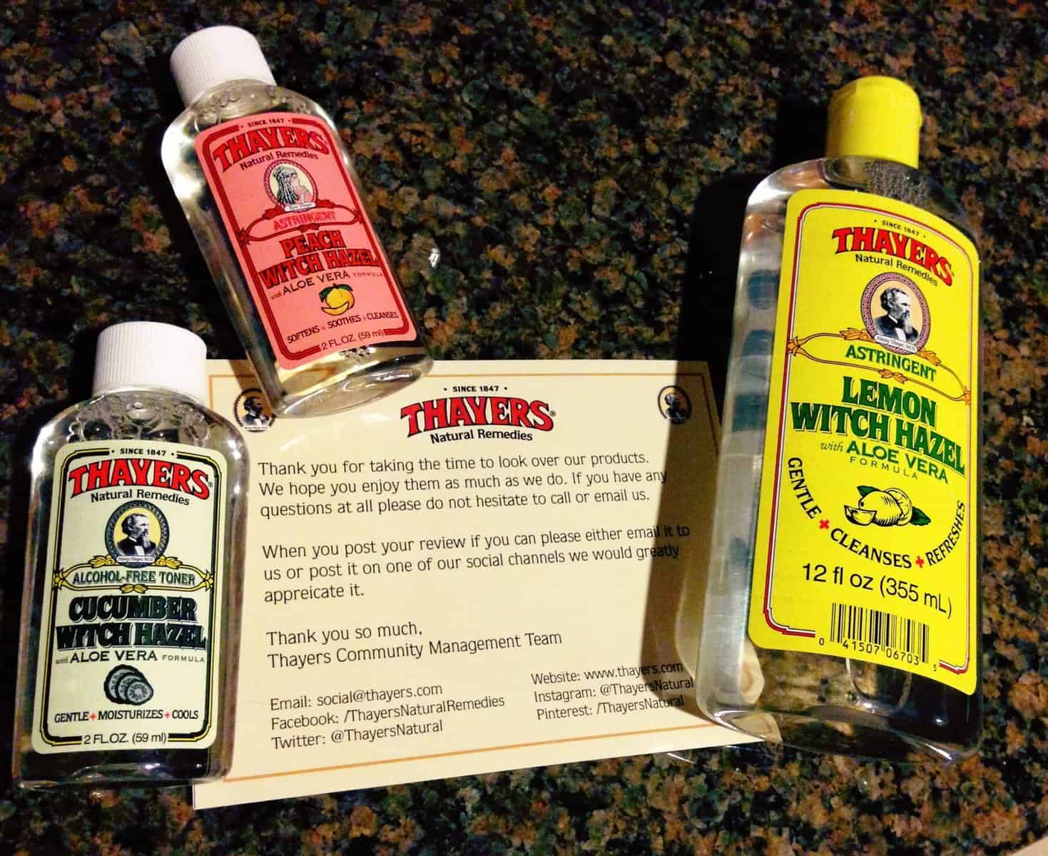 Thayer's Natural Witch Hazel Review
