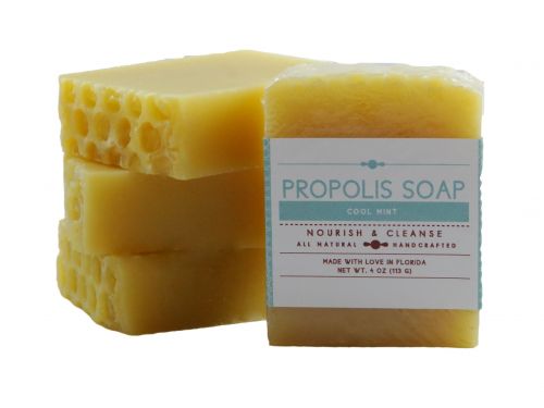 cool mint propolis soap