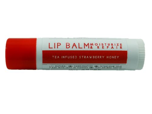 strawberry honey lip balm
