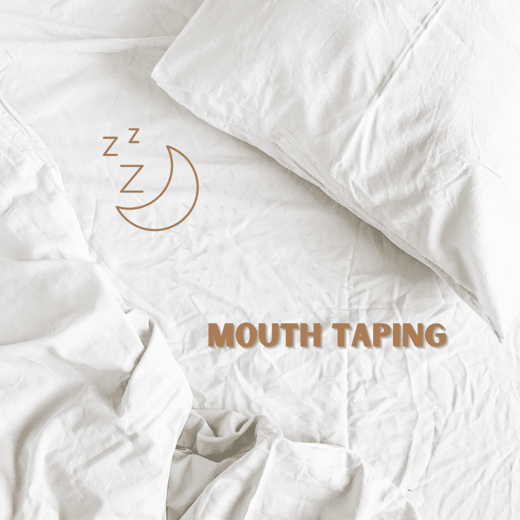 mouth taping 7 Habits for Better Sleeping