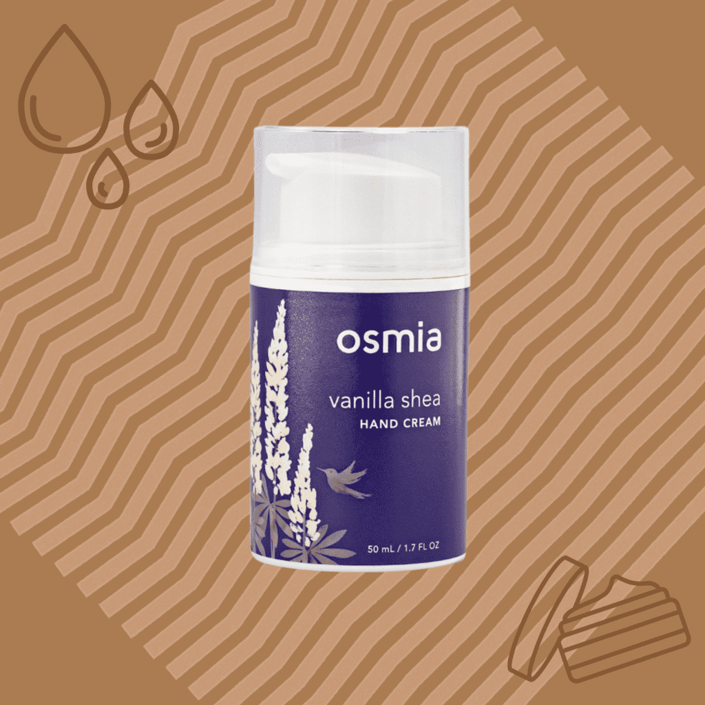 osmia organics vanilla shea hand cream