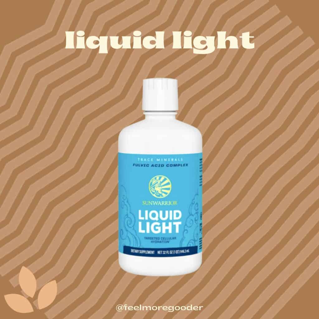 sunwarrior liquid light fulvic acid