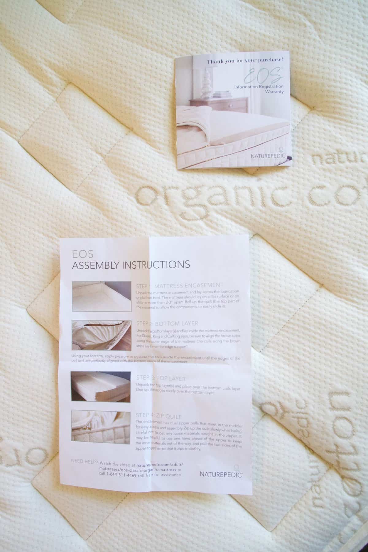 naturepedic mattress EOS classic organic