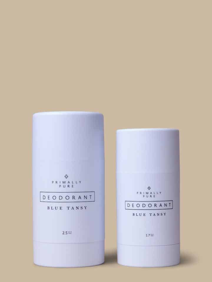 Primally Pure Skincare Review blue tansy deodorant