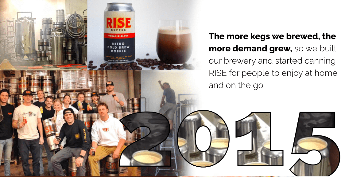 Rise 2015 cold coffee canned