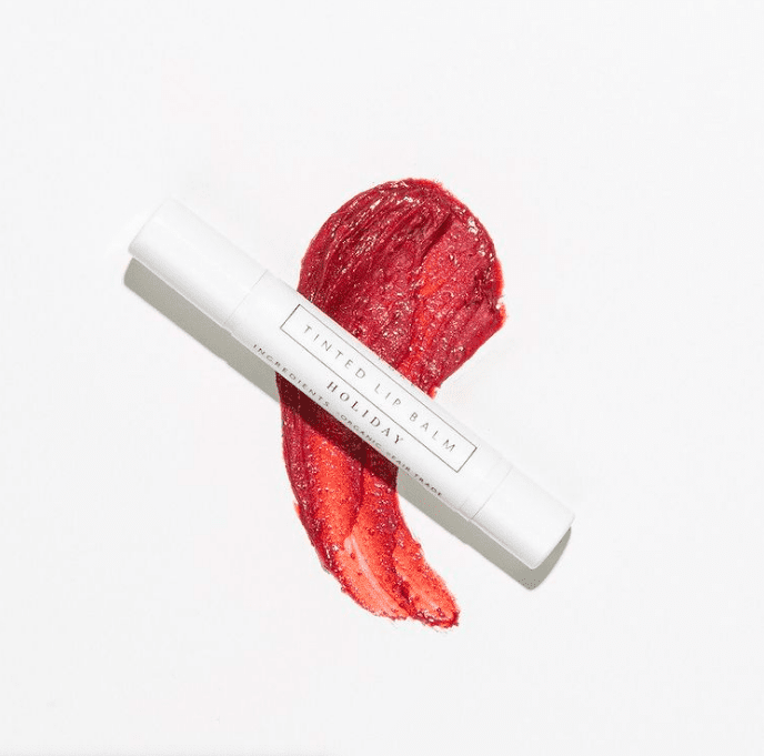 Primally Pure Skincare holiday tinted lip balm