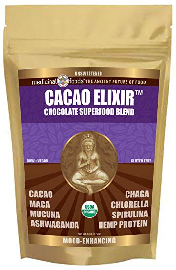 CACAO ELIXIR™ Raw Chocolate Powder blended with Superfoods