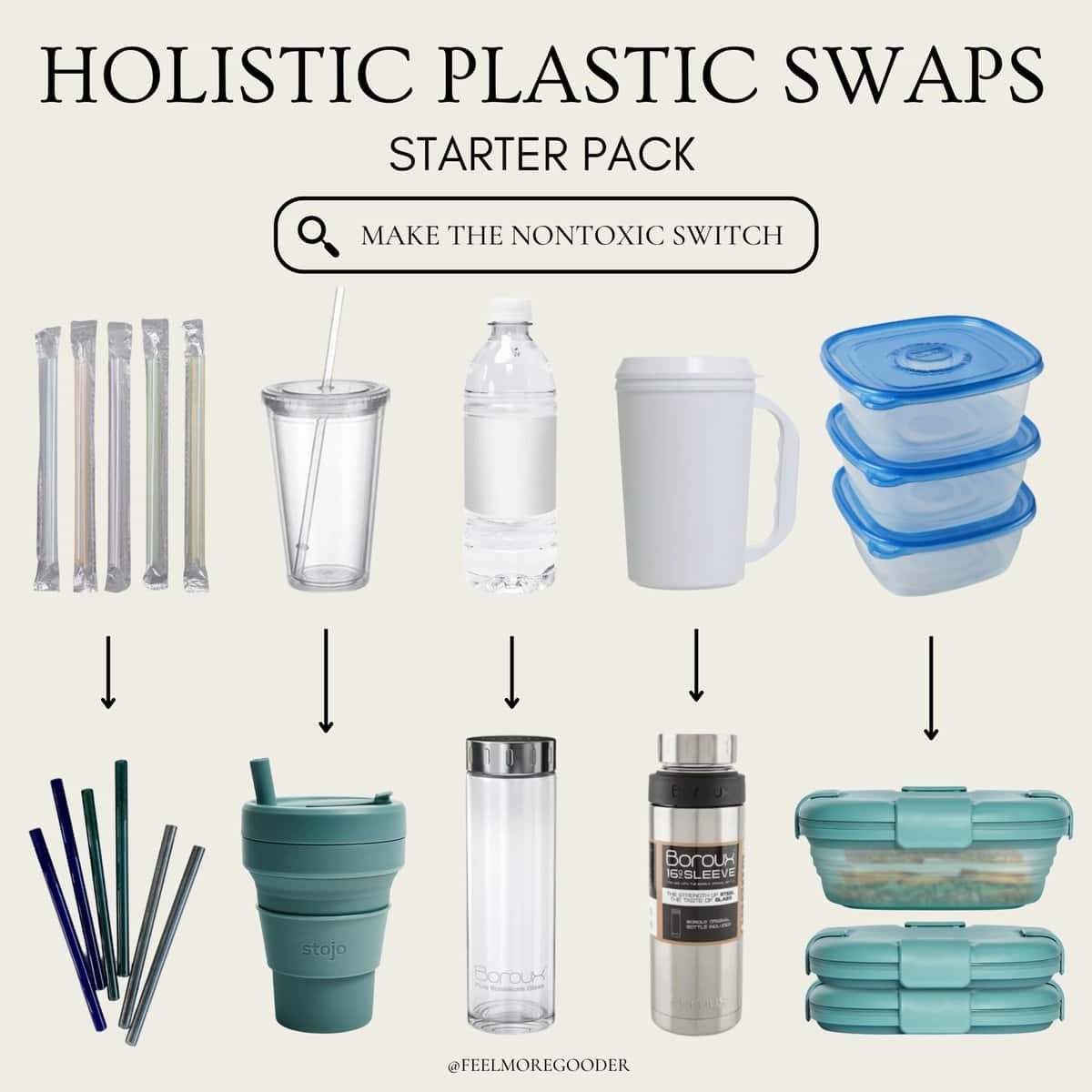 non toxic plastic swaps to reduce bpa feel more gooder
