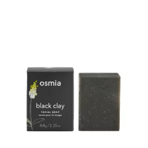 osmia black clay facial soap