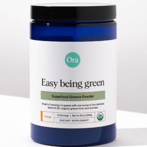 ora organic easy being green feel more gooder